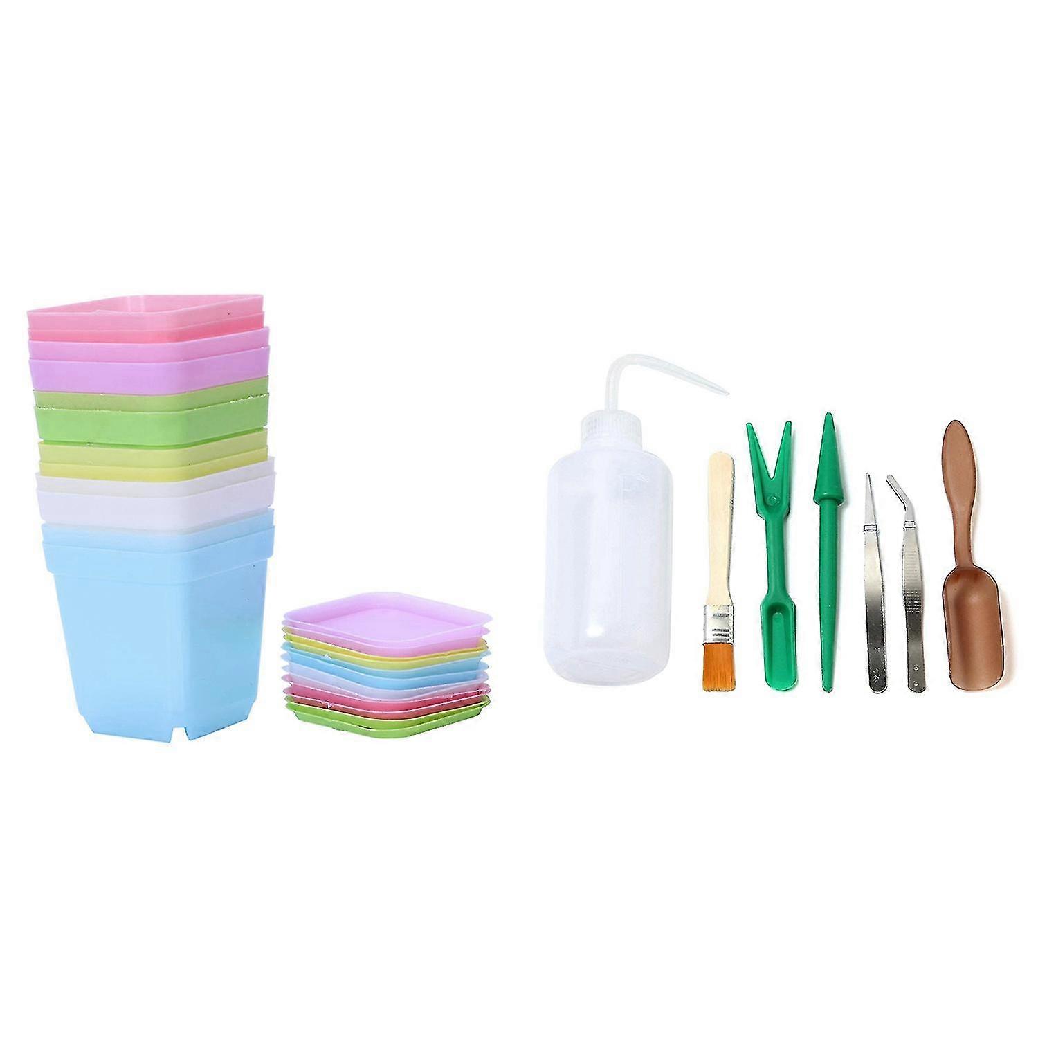 7pcs Succulent Transplanting Fairy Garden Planting Hand Tools Set
