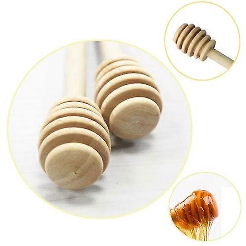 5 PCS Honey Stir Bar Mixing Handle Jar Spoon Practical Kitchen Tools