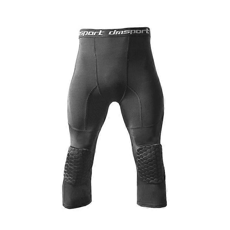Men's Padded Compression Pants Quick Drying Tight Protective