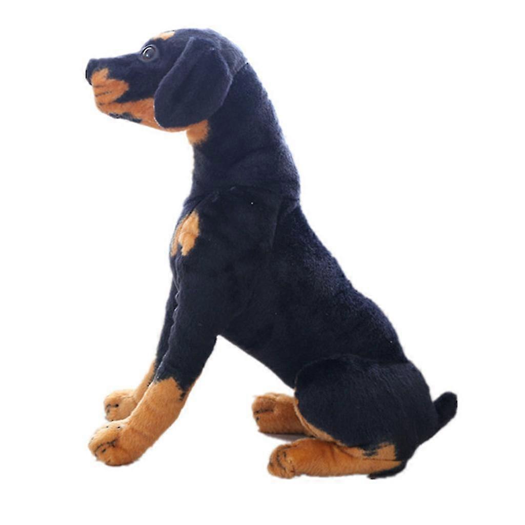 Grande / mini taglia Peluche Figura Cane lavabile Realistico Puppet Nursery Room Supply 46cm
