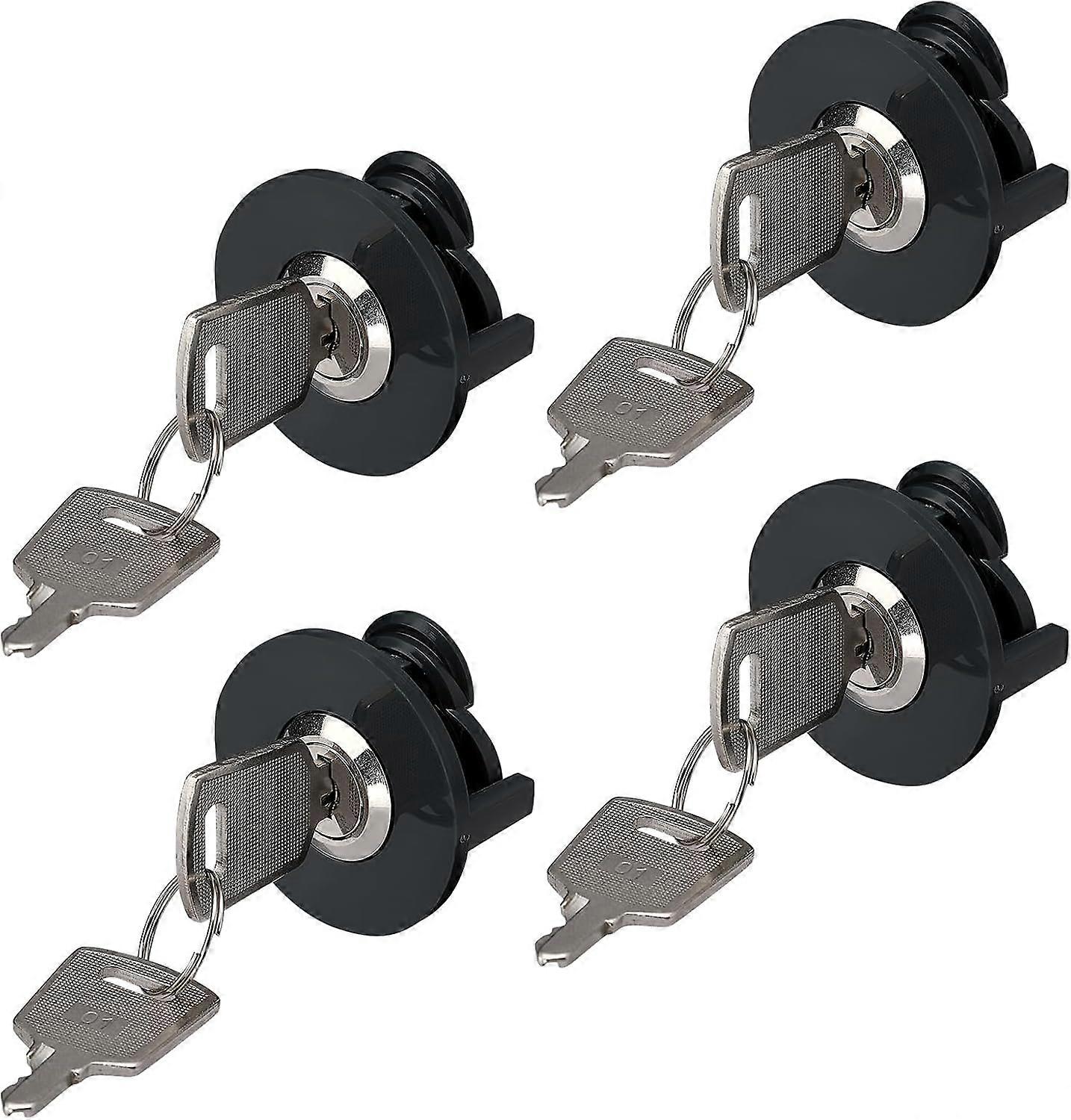4 Pieces Electrical Socket Locks, with Switch Socket Lock, Prevent Electricity Theft, Save Electricity Bills, Avoid Operation Errors (Black)