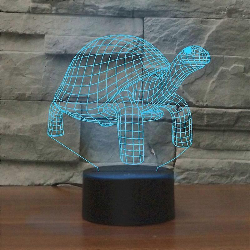 Tortoise LED Decorative Night Light, 16 Color Remote Control Version