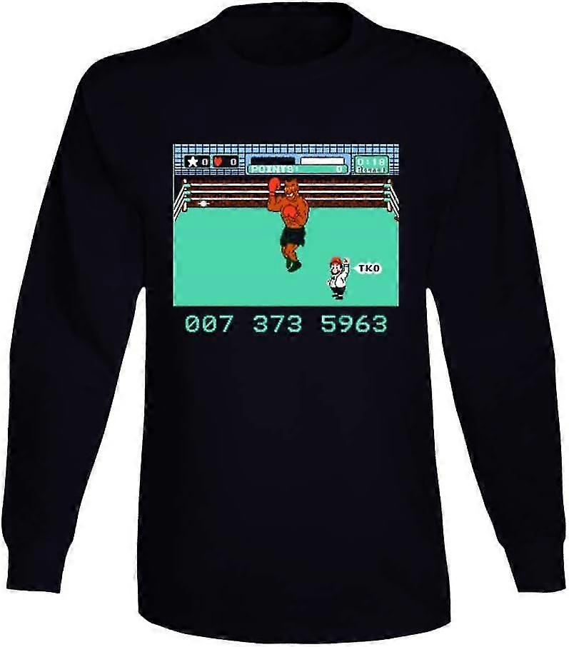 Mike Tyson ütős retro videojátéka Hosszú ujjú Nagy teherbírású kivitelezés