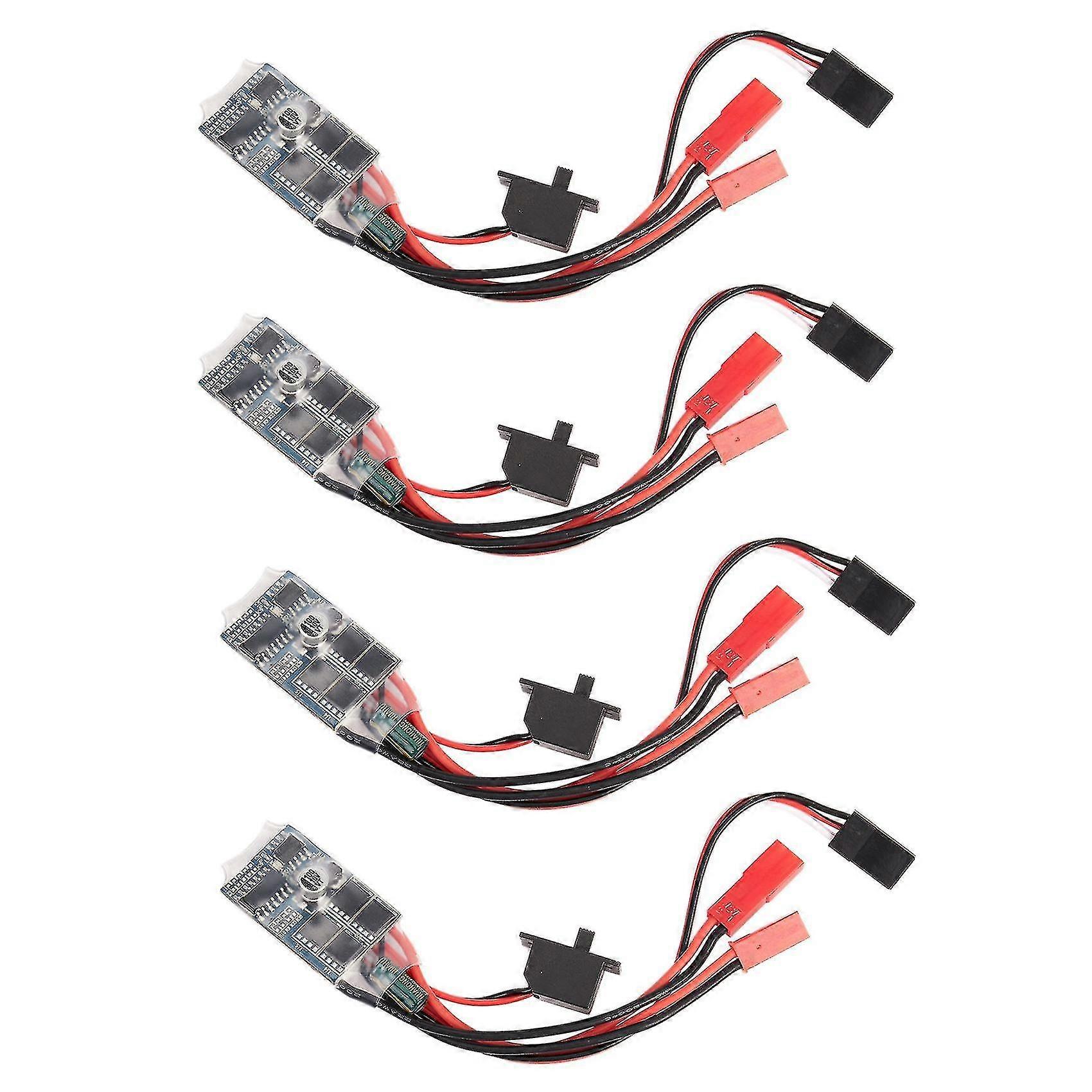 3x Synthetic 30a Mini Brushed Esc Brush Electronic Speed Controller Compatible Rc Car