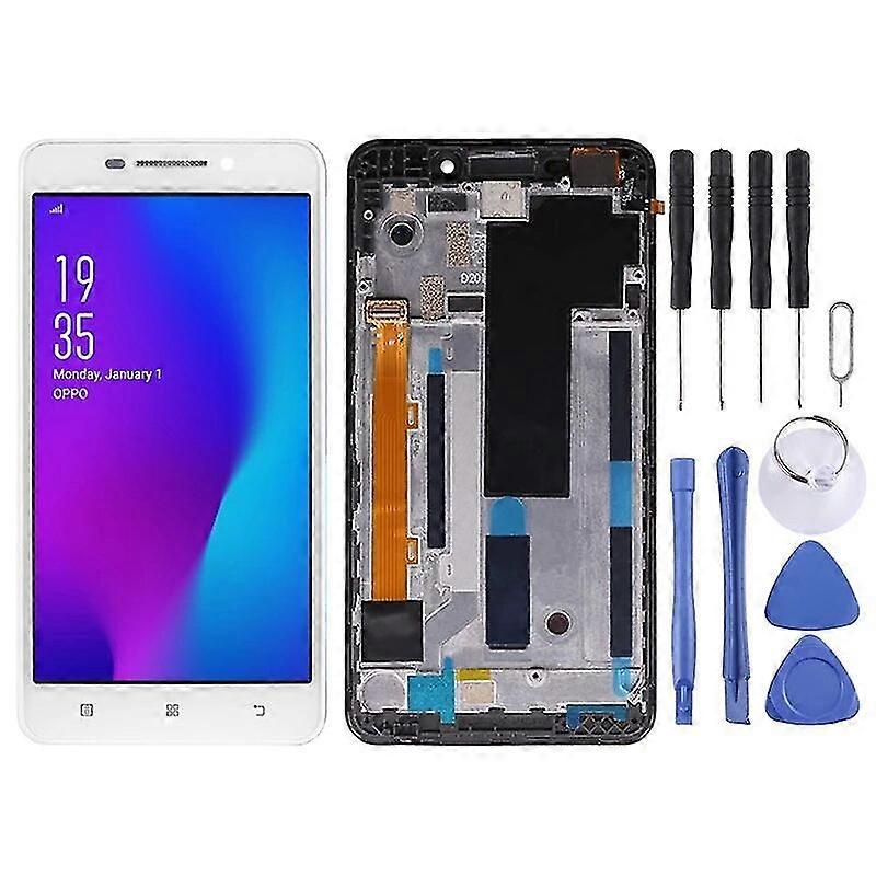 Lcd Screen And Digitizer Full Assembly With Frame Compatible Lenovo A5000