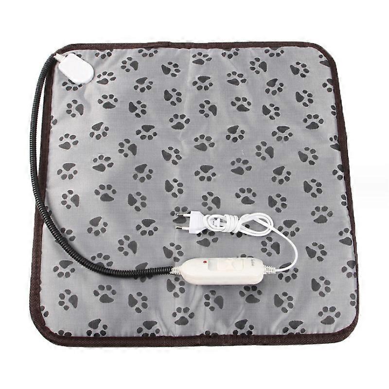 Electric Heating Pad for Dogs and Cats With Anti-bite Steel Cord Waterproof Adjustable Dog Warm Bed Mat Heated Pad for Pets Beds Blankets and Kennel