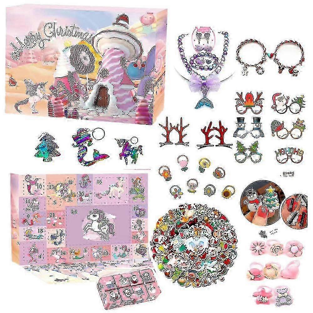 Julklapp Makeup adventskalender Julklappskalender presentförpackningar Julklapp 24 dagar advent nedräkning presentförpackningar för barn