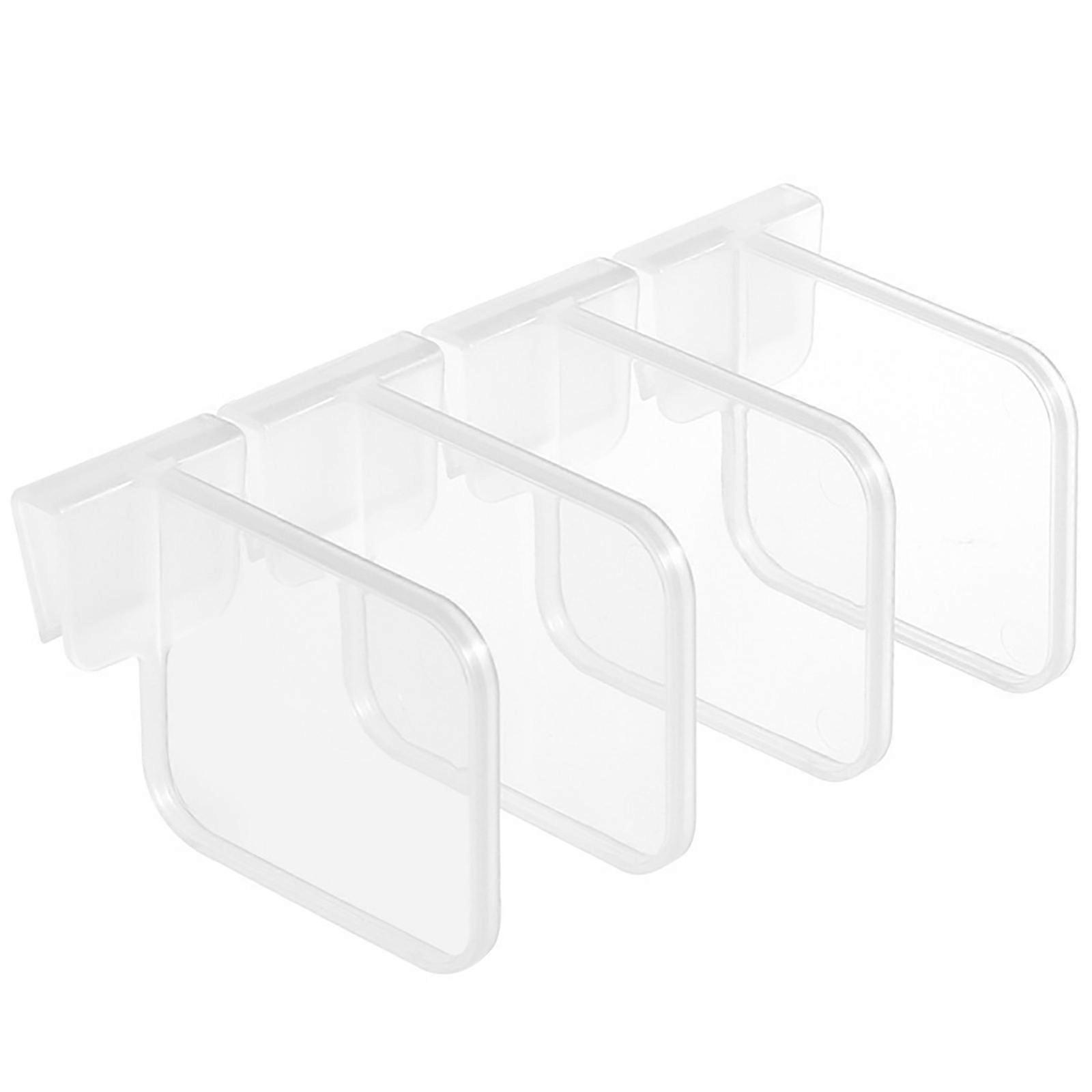 Fridge Space Allocator Refrigerator Divider Baffle Removable Buckle Multi-functi