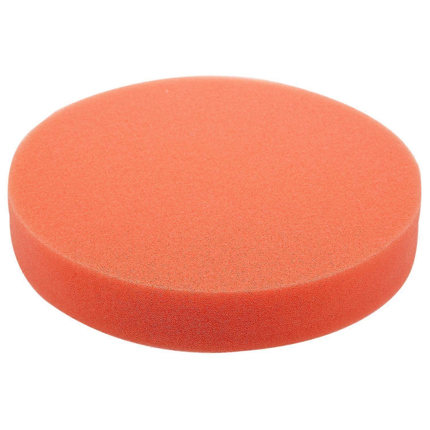 6 Inch 150mm Soft Flat Sponge Buffer Polishing Pad Kit For Auto Car Polisher Color:orange