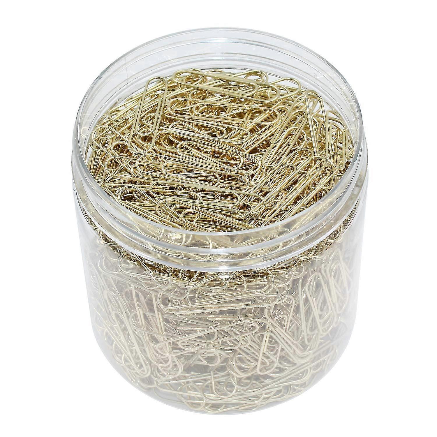 500 Gold Metal Paper Clips