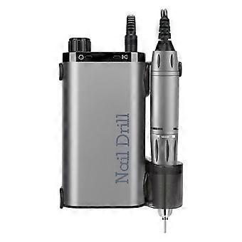 Professional Nail Drill Machine, 35000 RPM Rechargeable Electric Nail File with 6 Polishing Heads