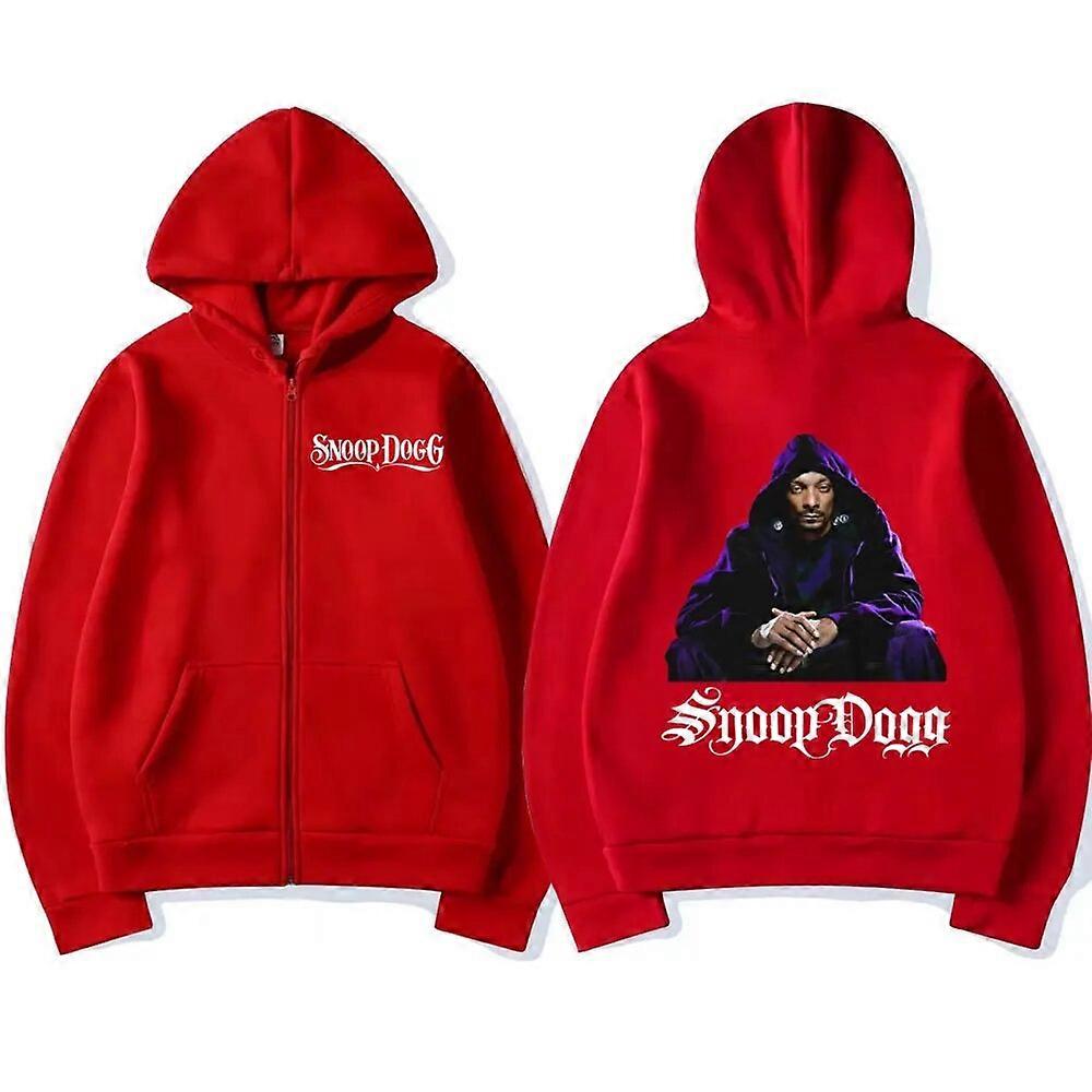 限定ラッパースヌープドッググラフィックジップアップパーカーヴィンテージトゥパックシャクールジャケットパーカーメンズレディースファッションヒップホップジッパースウェットシャツ