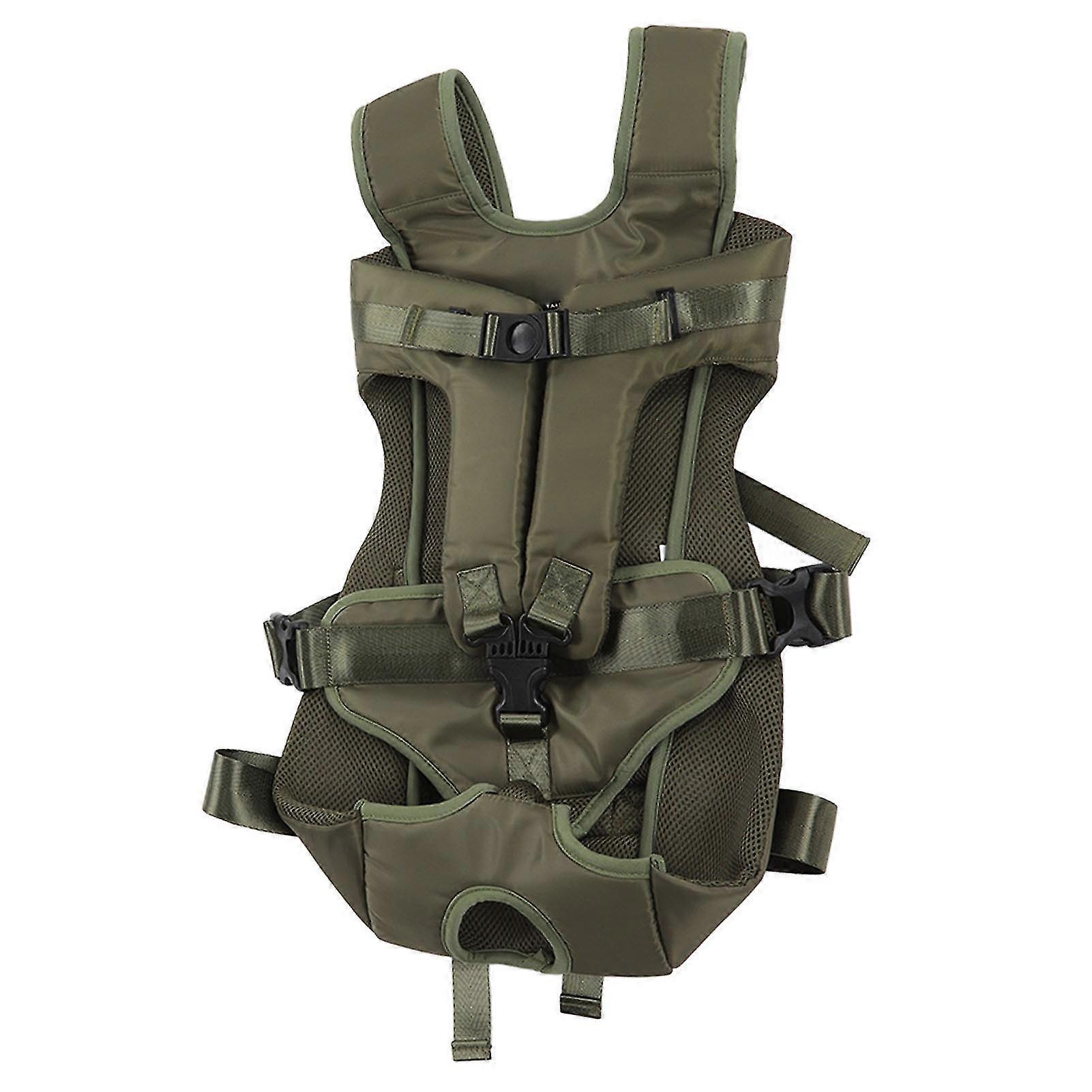 Adjustable Dog Front Backpack - Breathable, Waterproof, Safe for Biking, Hiking, and Walking