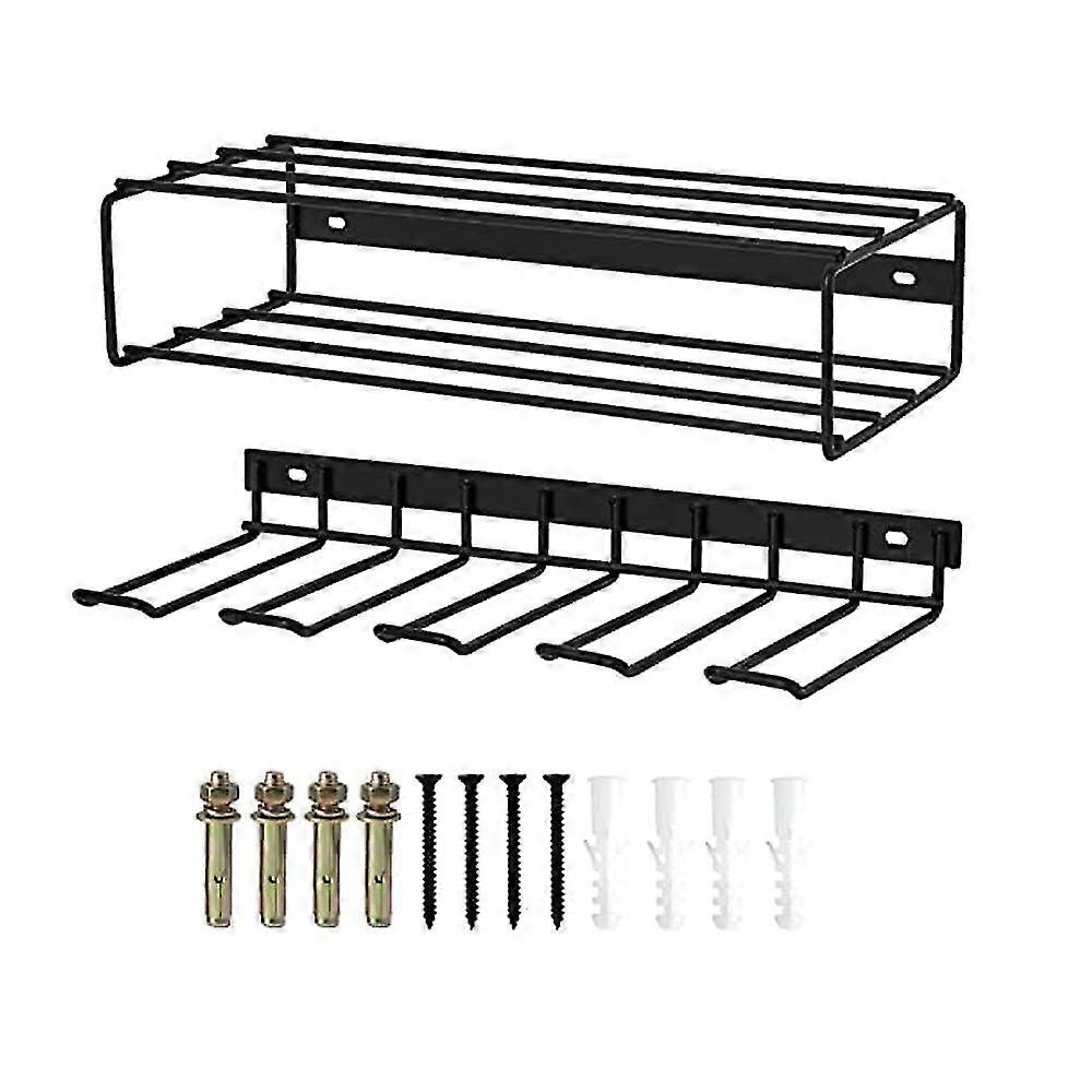 Iron Power Tool Organizer Wall Mounted Electric Drill Impact Wrench Holder Power Tool Storage Rack Heavy Duty Tool Shelf