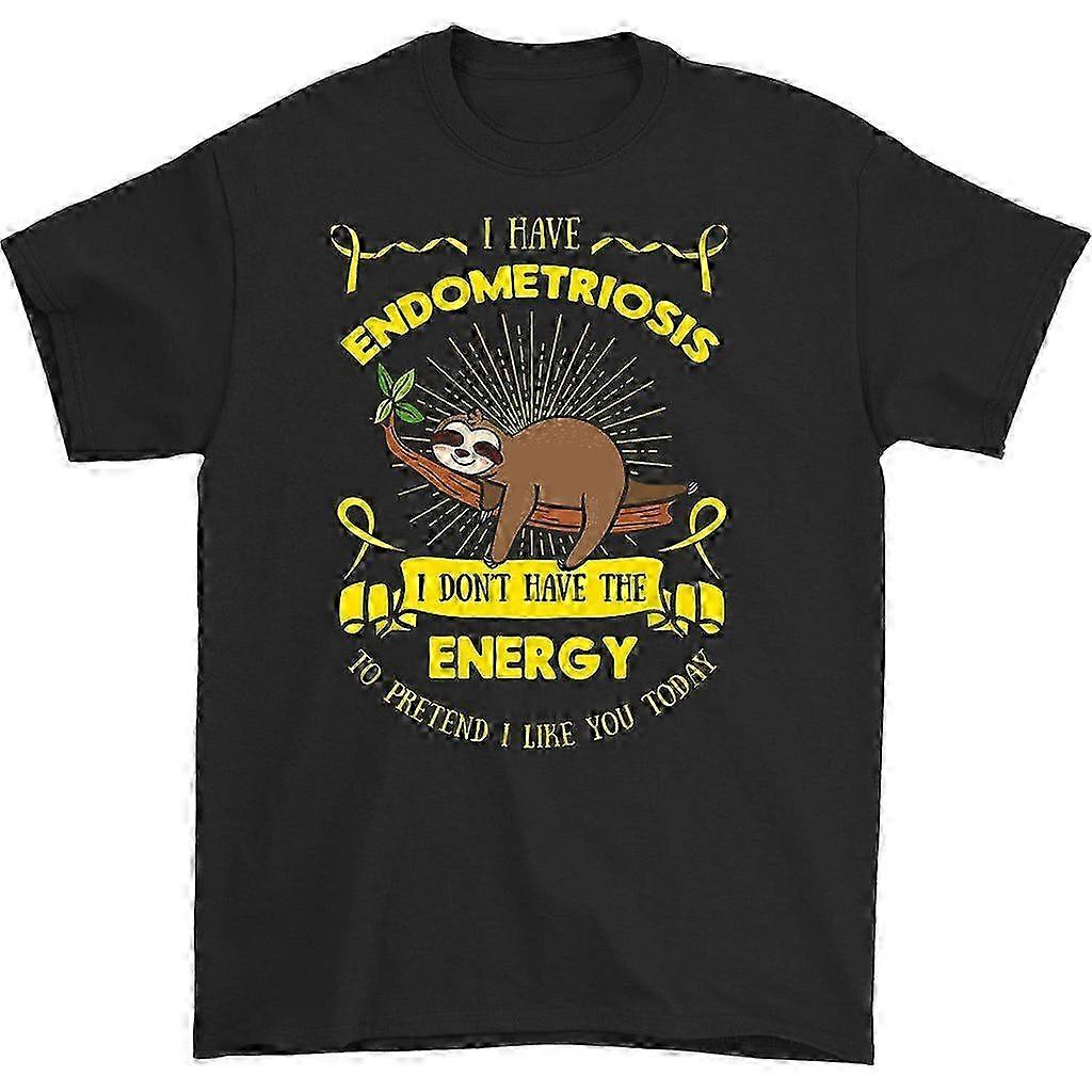  T-shirt Endometriosis Sloth Crew Neck
