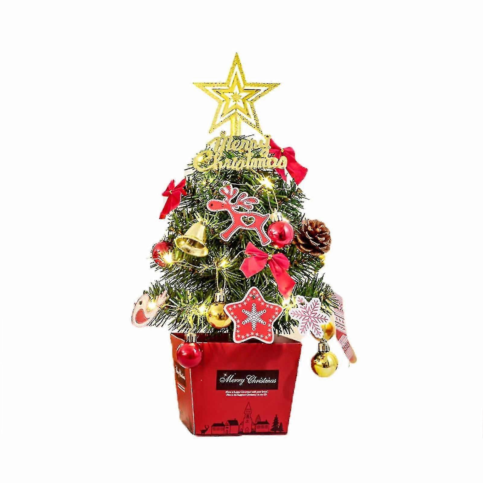 Christmas Tree Ornament With Light Adding Strong Christmas Atmosphere Ideal Gift For Toddler 30cm