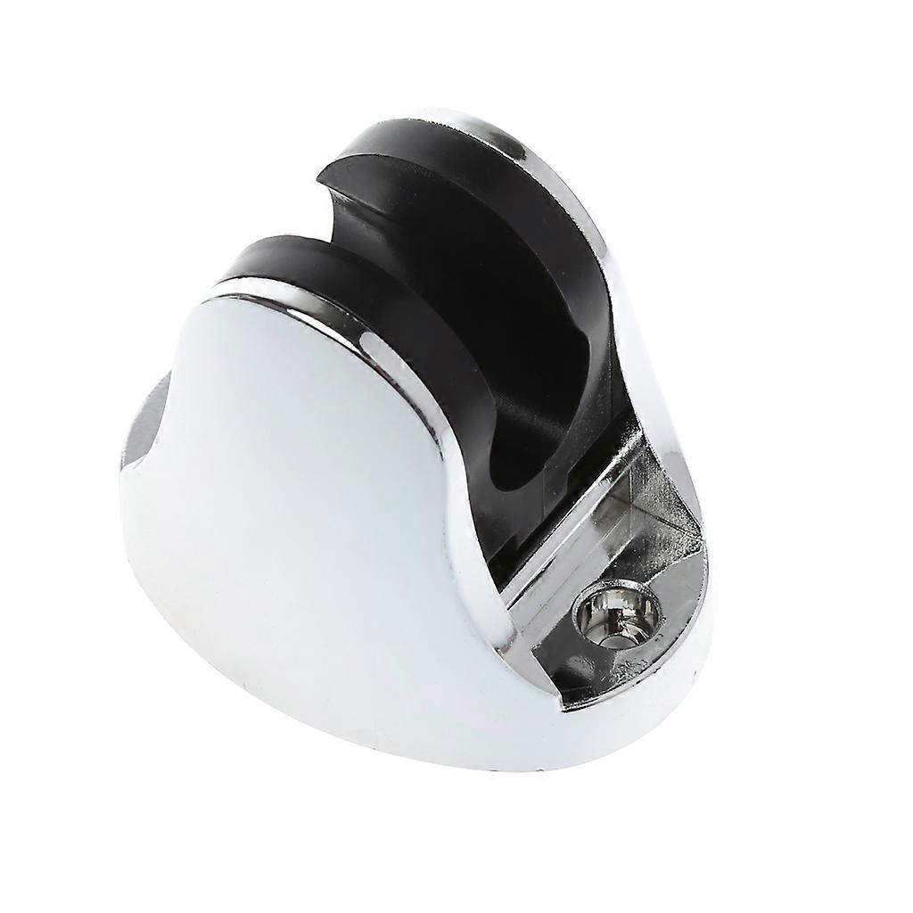 Chrome Bathroom Shower Base Holder Adjustable Hose Wall Mount Head Stand Bracket