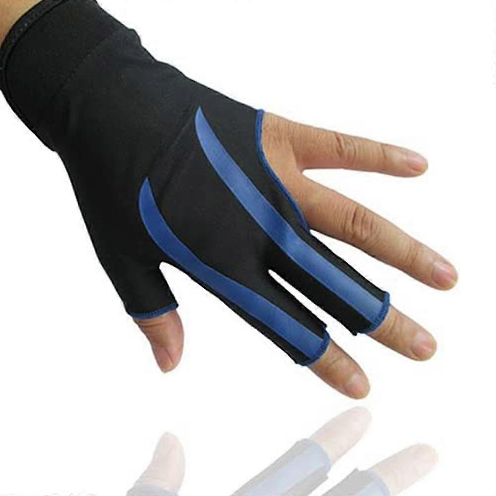 Gants de billard à 3 doigts, élastiques, respirants et antidérapants