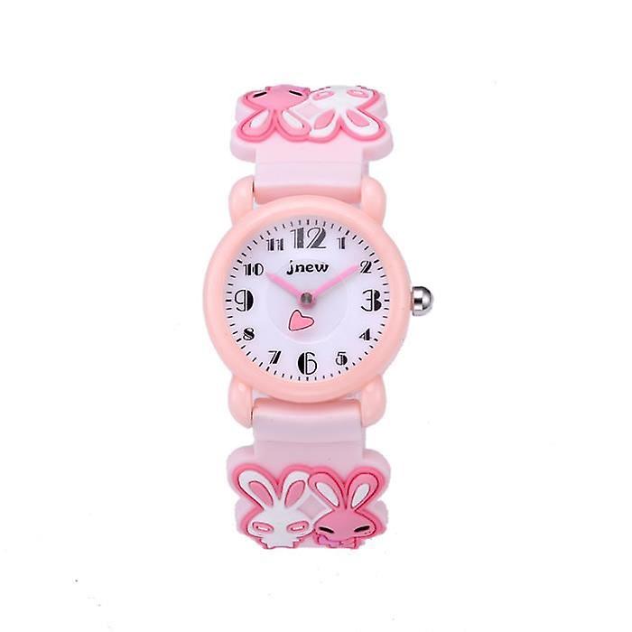 Girl's Rabbit  Silica Gel Wristwatch