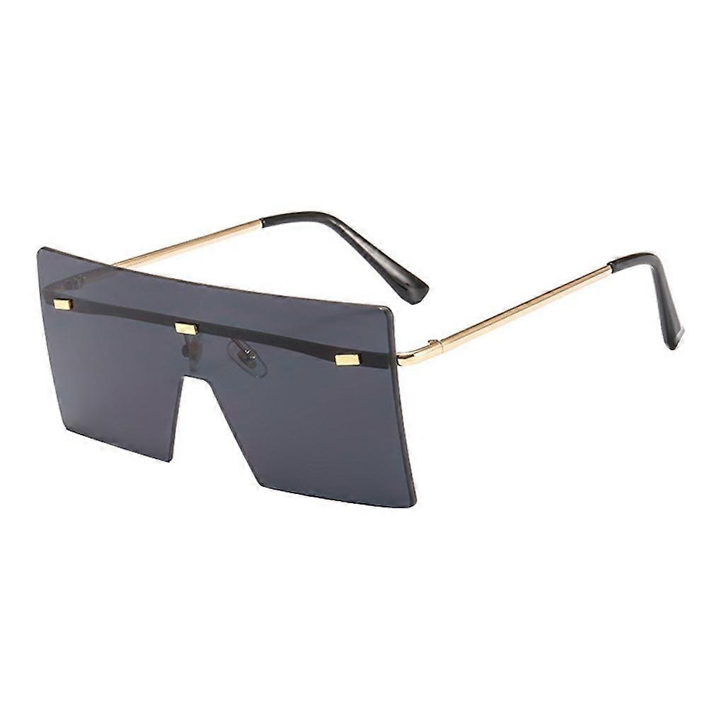 Lunettes de soleil sans jante Square Lady Sun Glasses Oversized Shades Ocean Eyewear