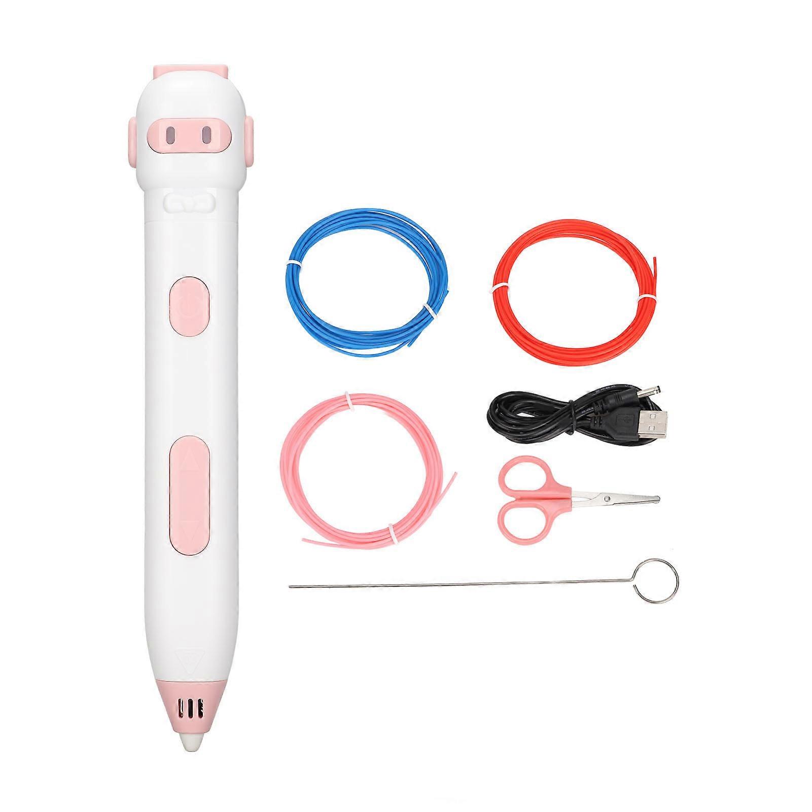 3D Printing Pen Ergonomic Design Low Temperature Safe Intelligent Chargeable Hand Painting Pen