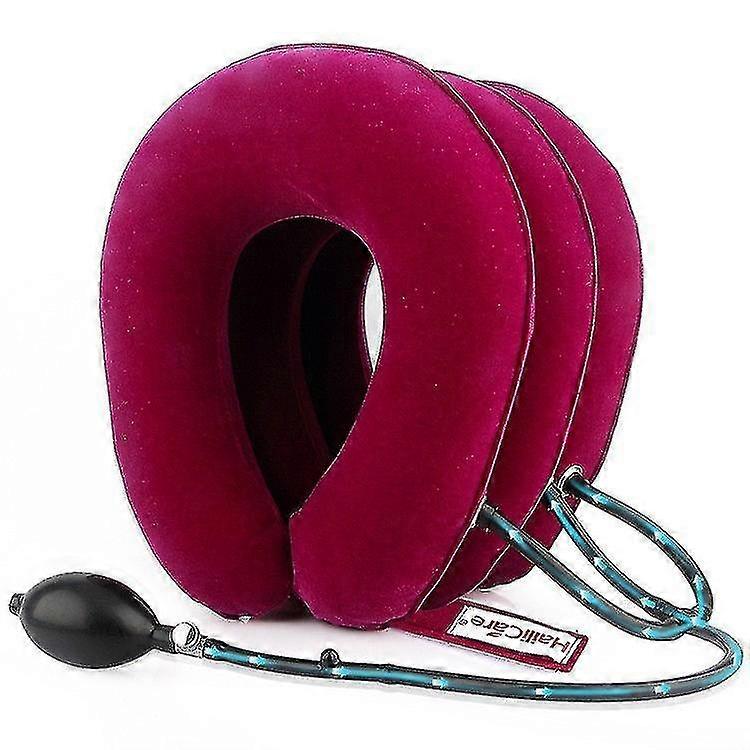 Cervical Traction Device And Adjustable Inflatable Neck Expander For Neck Support, Neck Traction And Cervical