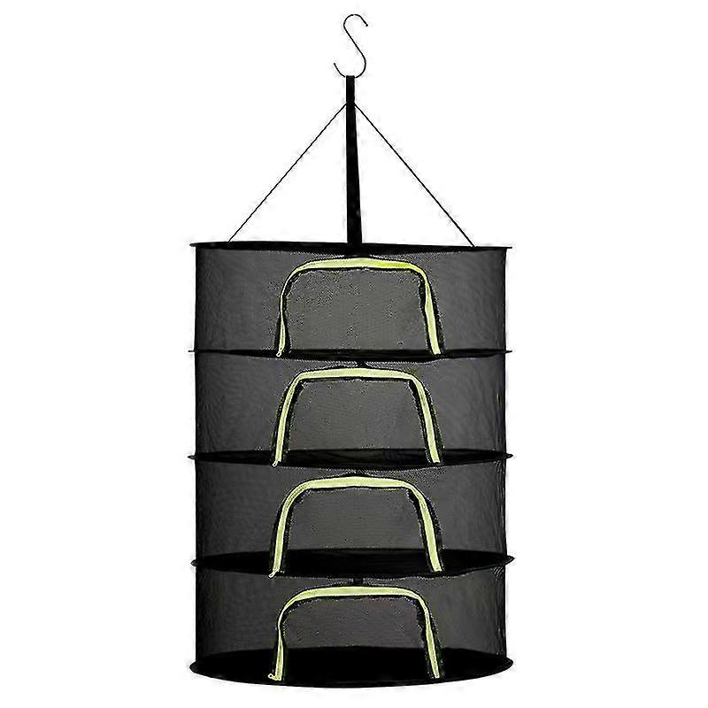 Layers Drying Net For Herbs Hanging Basket Folding Dry Rack Herb Drying Net Dryer Bag Mesh For Flowers Buds Plants Organizer