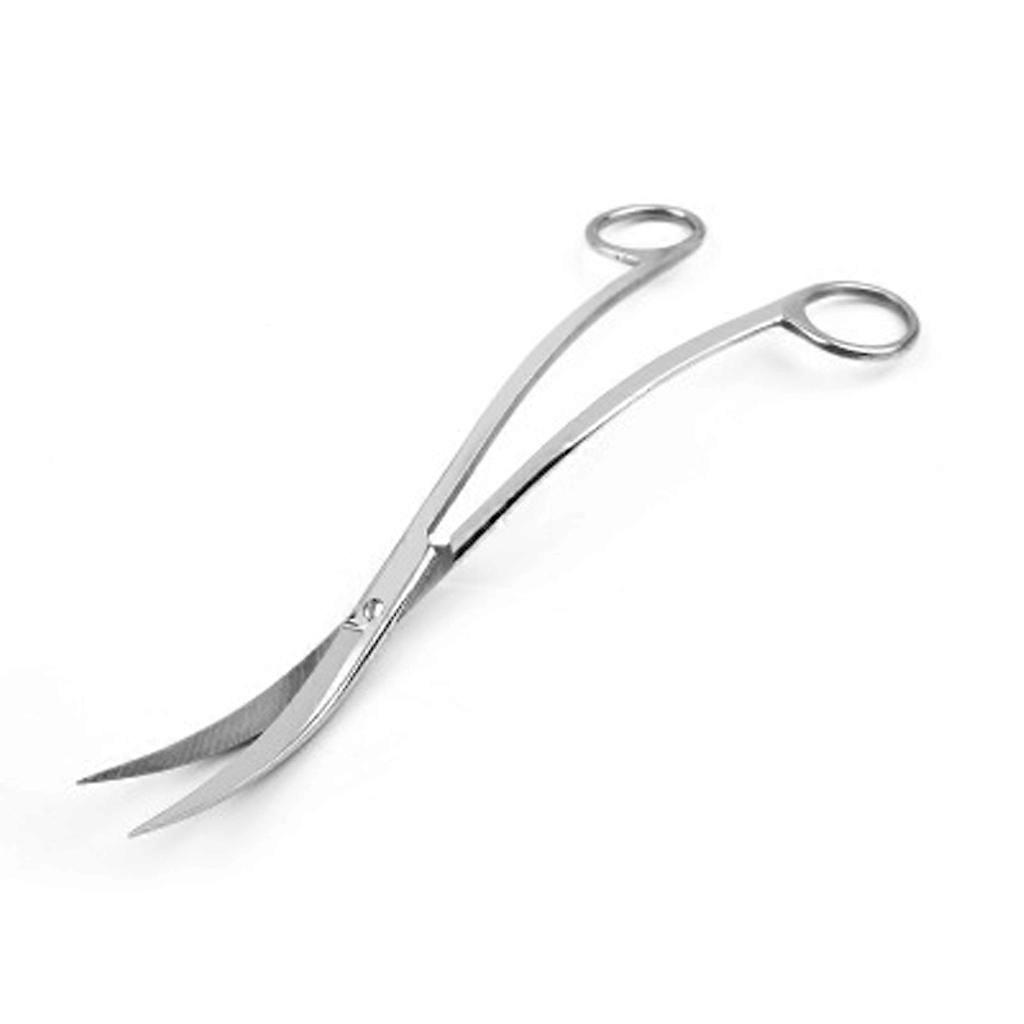 Stainless Scissors Ergonomic Grip Curved Tip Functional Nose Hair Trimmer