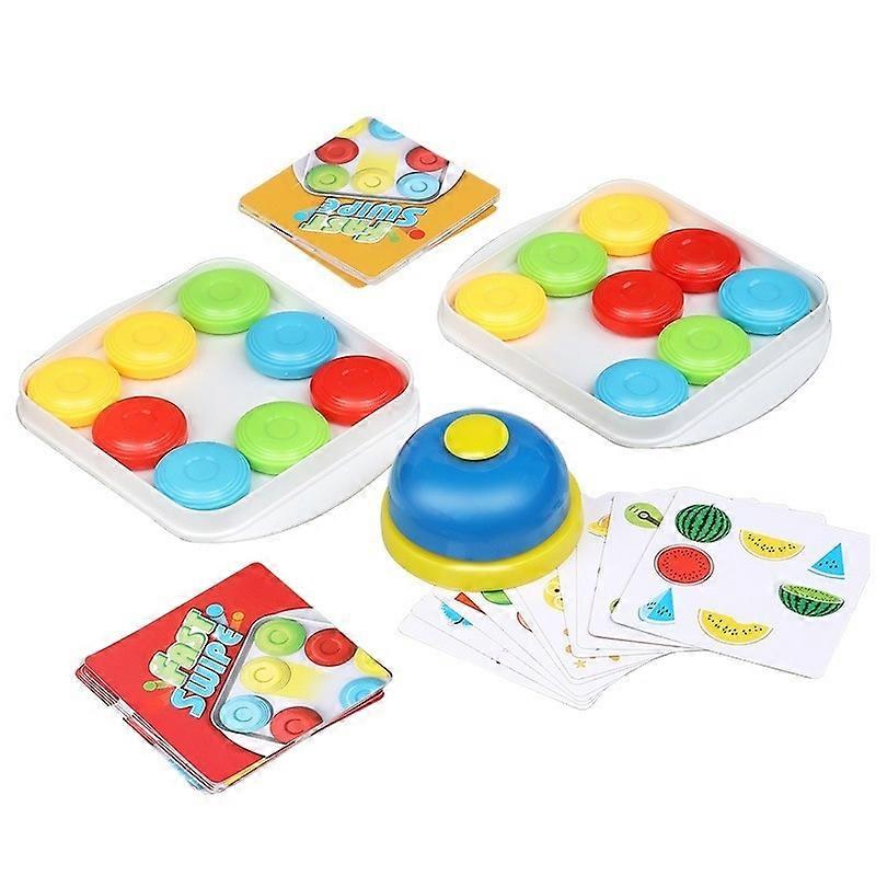 2 Players Logical Thinking Training Color Ice Hockey Fast Swipe Game Parent-child Interactive Board Game Toys For Children