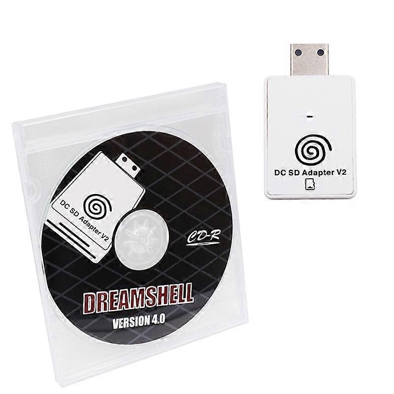 DC SD TF Card Adapter Reader V2 for SEGA Dreamcast and Disk with DreamShell Boot