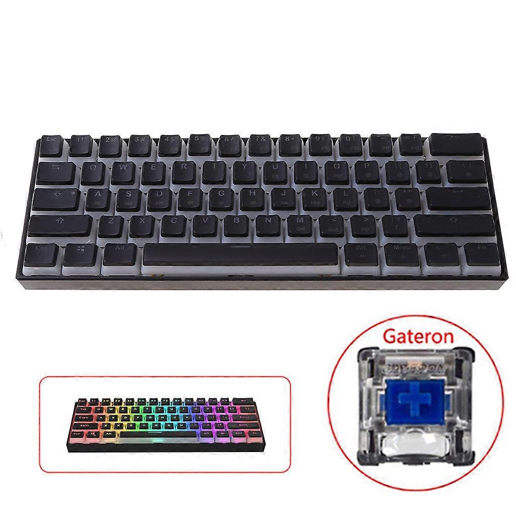 Gaming Keyboard Computer Keyboards Gamer 61Keys Backlit Ergonomic USB C