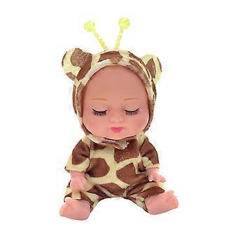 Reborn Baby Dolls Realistic 5 Inch Mini Doll Dolls Dolls Cute Kids Doll Toys With Animals Costumes For Kids 3 Years And Up Cute Little Babies Kids Bir