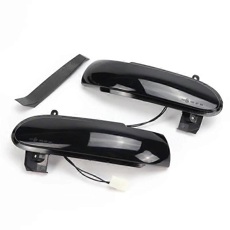 2x Dynamic Side Mirror Blinker Light LED Turn Signal Lamps For Mercedes Benz SLK SL Class R171 W171 R230 W230