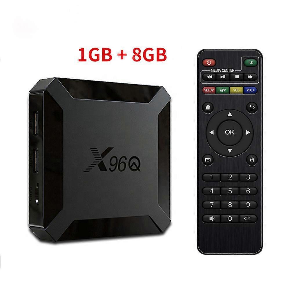 X96Q Smart TV Box Android 10 Allwinner H313 2.4G Wifi 3D Google 2G16G HDR10 + 4K 60fps Dekoder odtwarzacza multimedialnego Konsola TVBOX