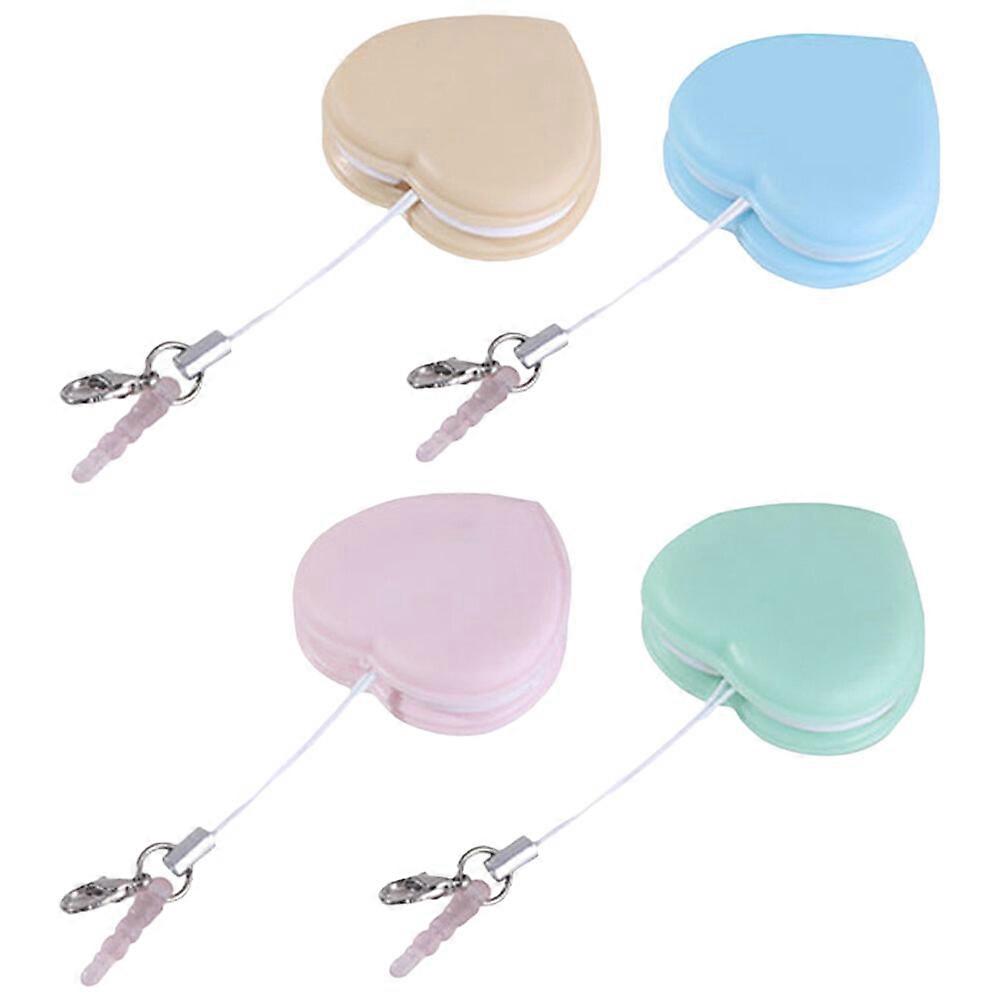 4Pcs Screen Wipe Portable Lens Cleaning Wipe Lens Screen Cleaning Tool Heart Shaped Screen Wipe