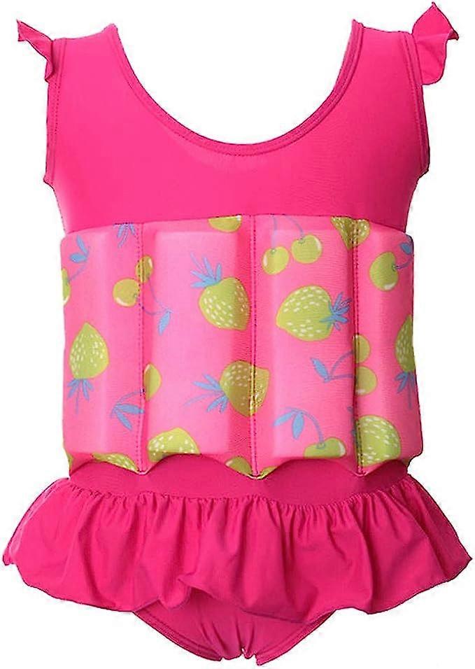 Maiô de uma peça com flutuação ajustável para meninas, 3