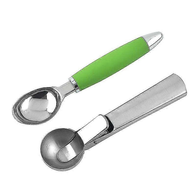 Ice Cream Scoop Professional Non-stick Ice Cream Spoon Spade, Melon Baller Scoop With Non-slip Grip Handle Manual Single Scoop Ice Cream Scoope