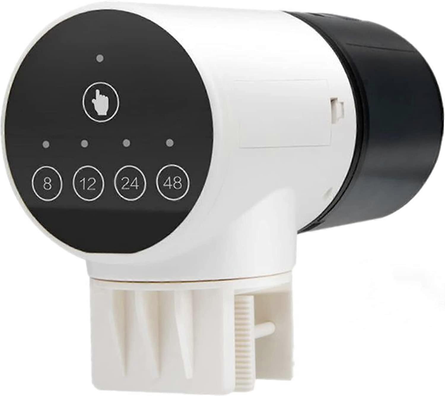 Automatic fish feeder, 360 rotatable automatic fish feeder timer dispenser for aquarium or small fi