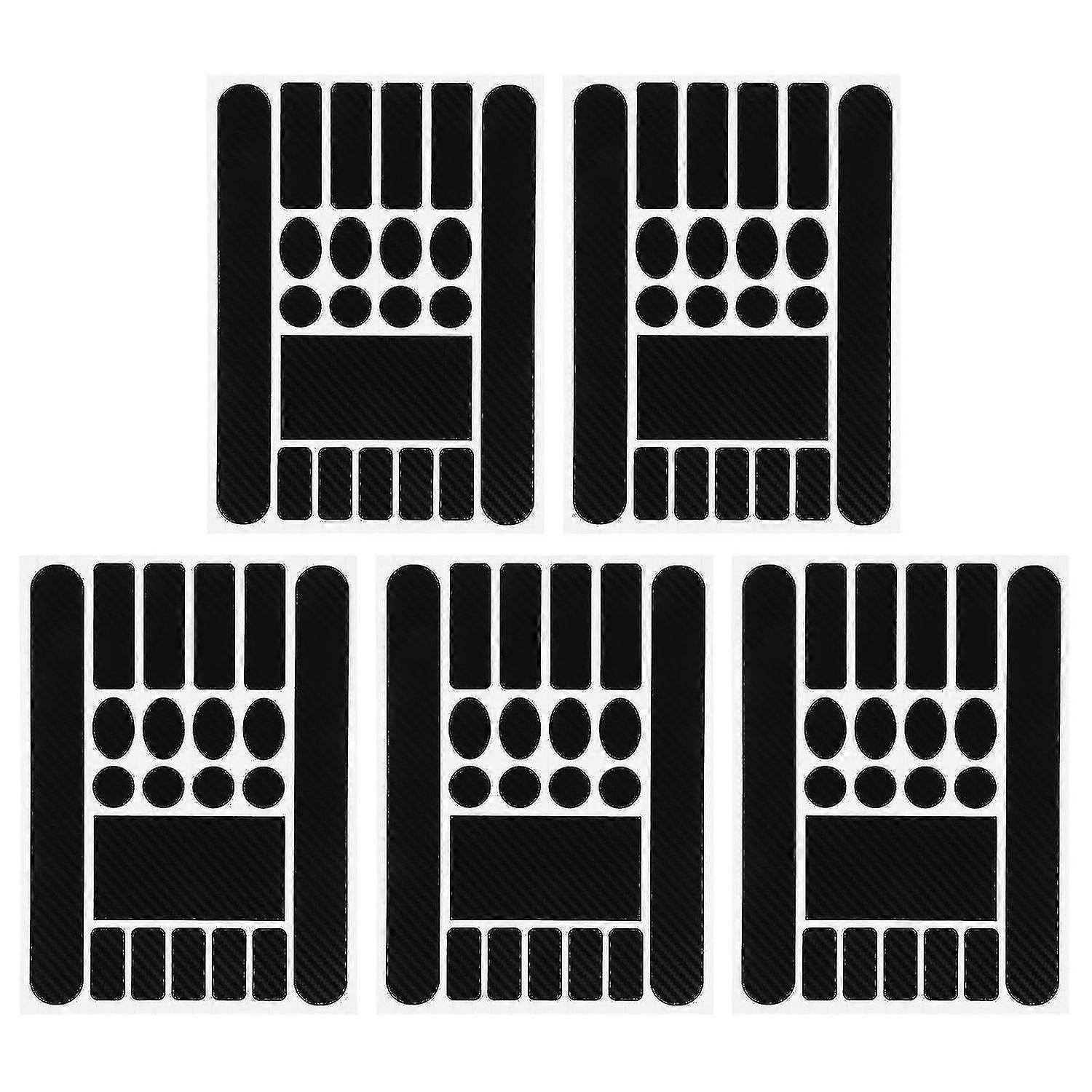 5 Sets Bicycles Scratch Proof Stickers Bike Chain Frame Protective Stickers
