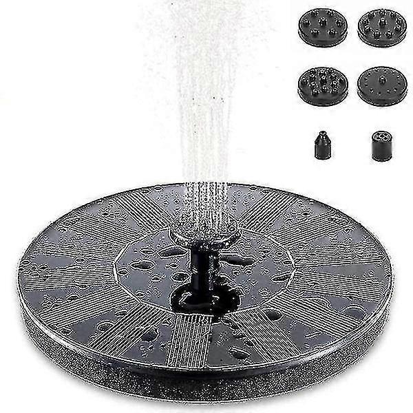 Fontene - Solcellefontene / Vannfontene Solcelle - 16 cm Svart