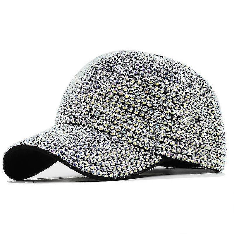 Kvinner Krystaller Sparkle Baseball Cap Gem Bling Baseball Cap