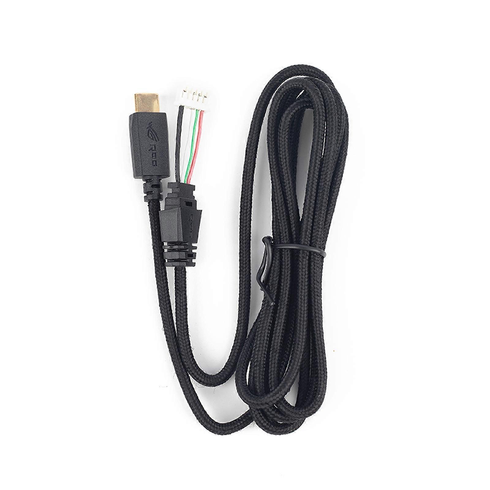 Headphone Cable Line Bare Wire Cord for  ROG for Delta USB-C Headset