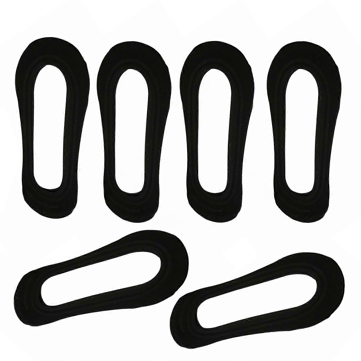 3 Pairs High Heels Invisible Socks Low-cut Sallow Thin Solid Color High Elasticity Anti-slip