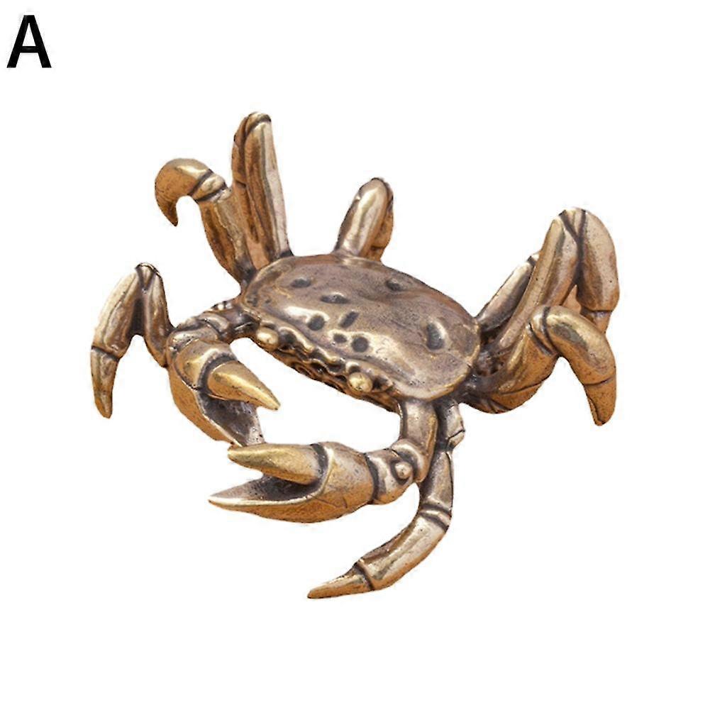Powerful Crab Ornaments Feng Shui Crab Statues Weightlifting Crabs Pen Stand