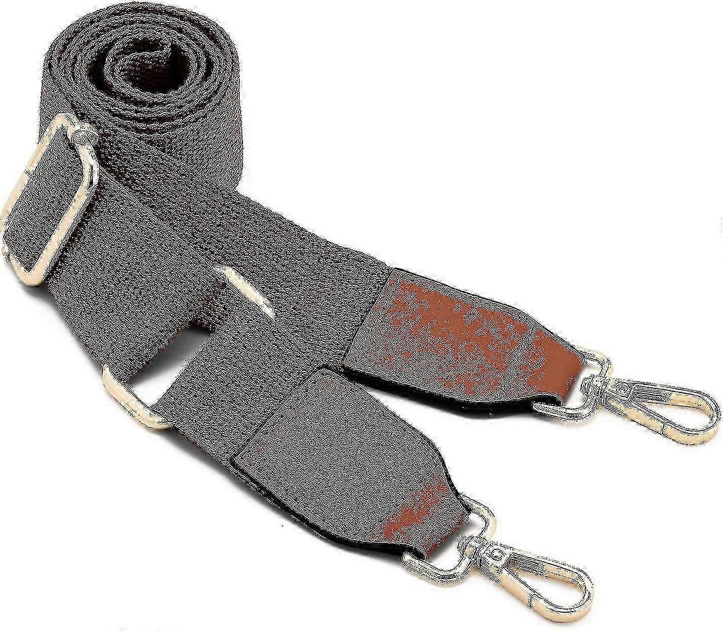 Women's Wide Shoulder Bag Strap, Adjustable Replacement Leather Long Shoulder Strap(brown)