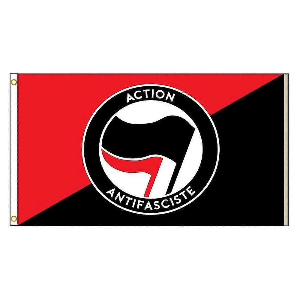 Antifascist Action Flag Antiracism Flag QIZ124