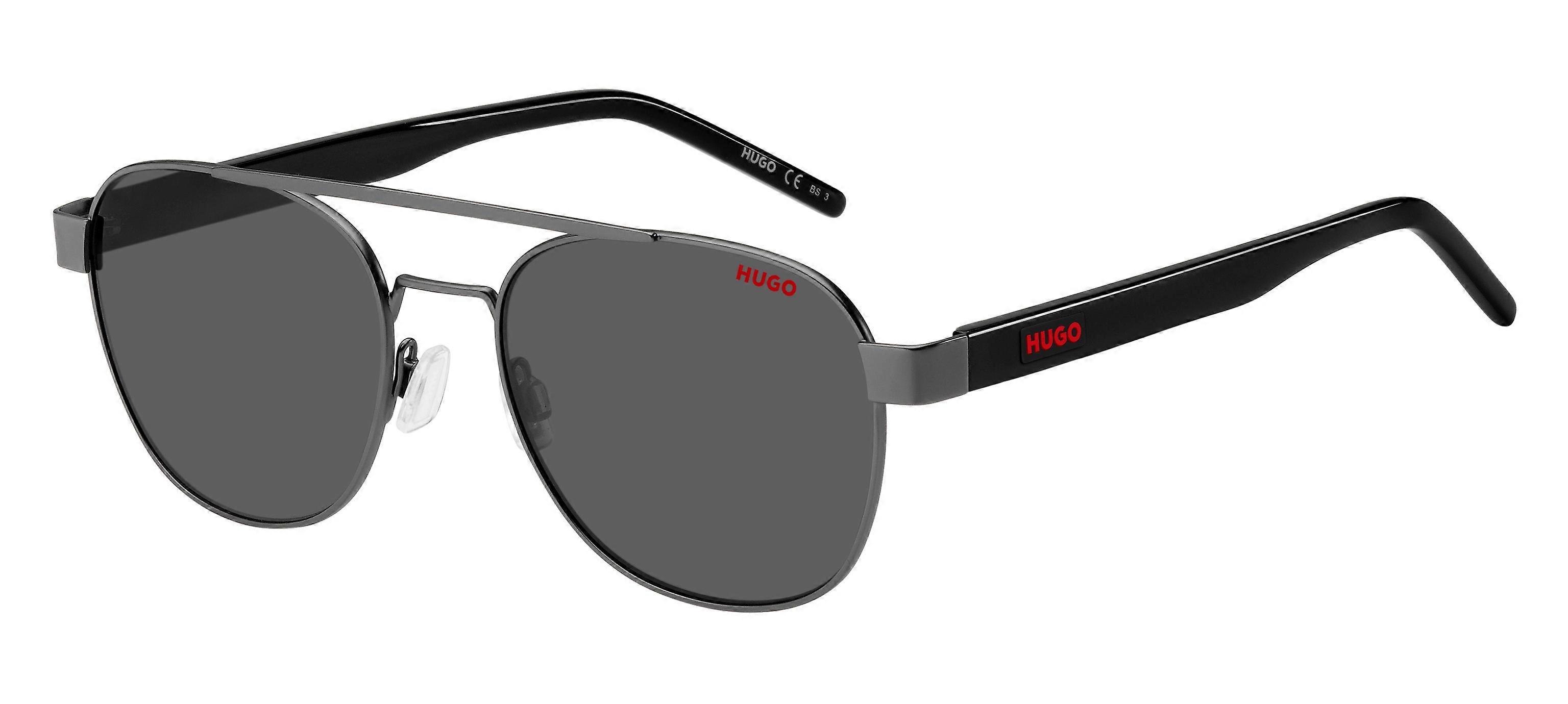 Sunglasses HUGO HG 1196/S R80 MATTE DARK RUTHENIUM 54/18/145 MAN