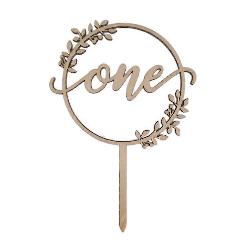 One Cake Topper (Holz)
