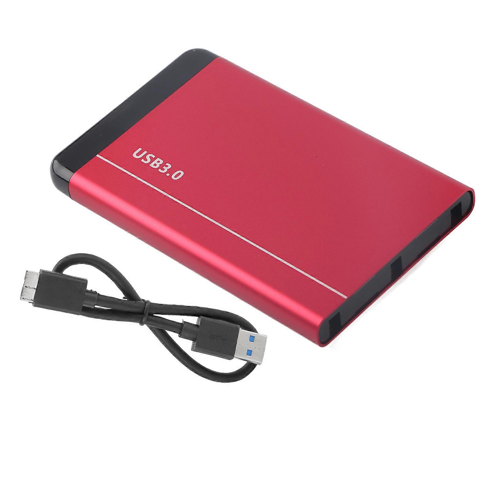 2.5 Inch Mobile Hard Disk Enclosure USB 3.0 Portable Aluminum Alloy SSD Case Support Up to 8TB External Drive