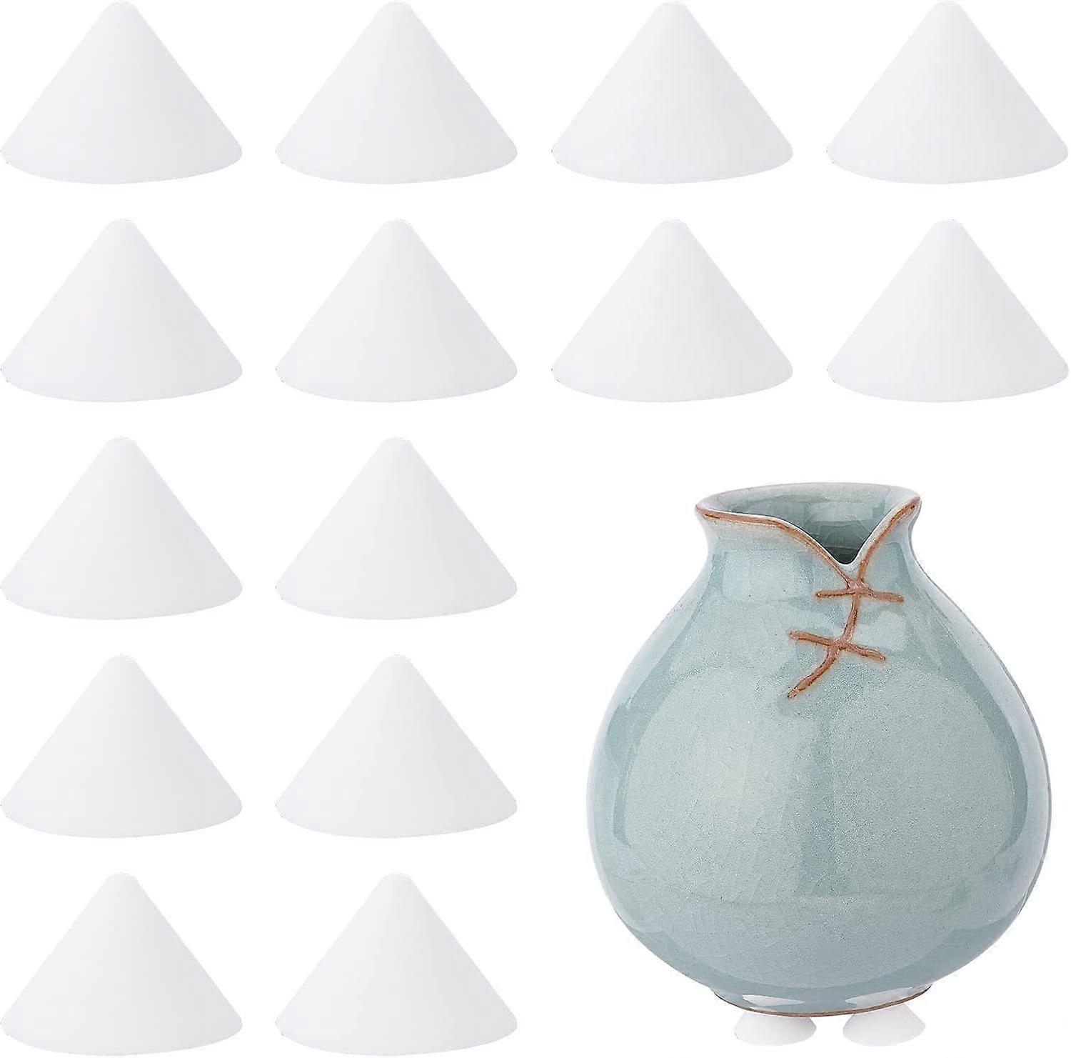 40pcs White Cone Pottery Kiln Moveable Nails Ceramic Support Nails Refractory Support Nails High Temperature Resistant Pottery Tools